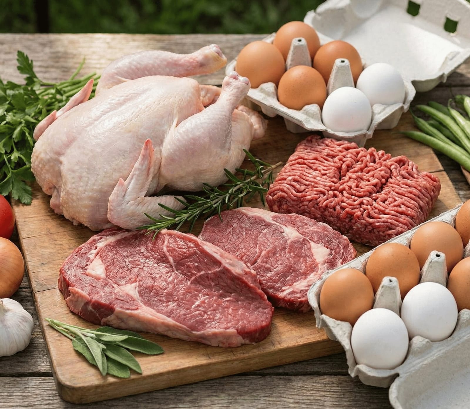 Poultry, Meat & Eggs